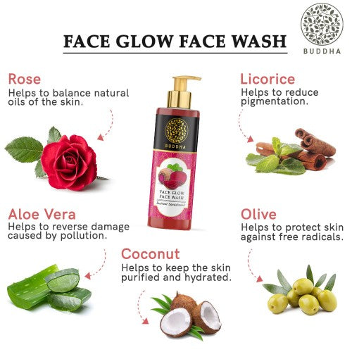 face glow face wash