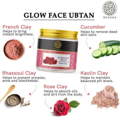 buddha natural face glow ubtan