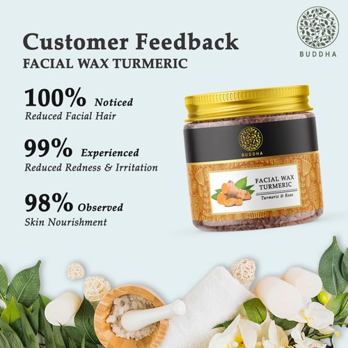 Buddha Natural Turmeric Facial Wax Powder - customer feedback