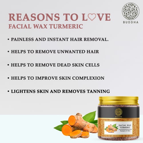 Buddha Natural Turmeric Facial Wax Powder - reason to love