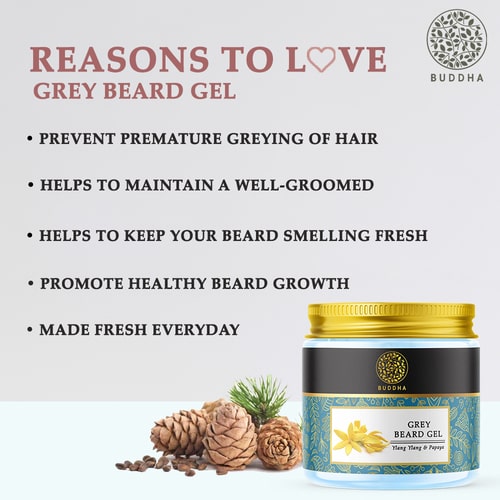 Buddha Natural Anti-Grey Beard Hair Gel - reason to love