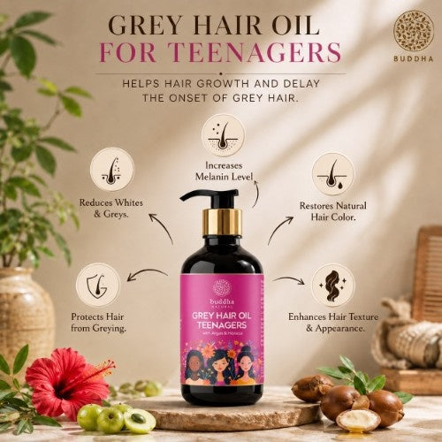 Key Feature of Buddha Natural Grey Hair Oil For Teenagers