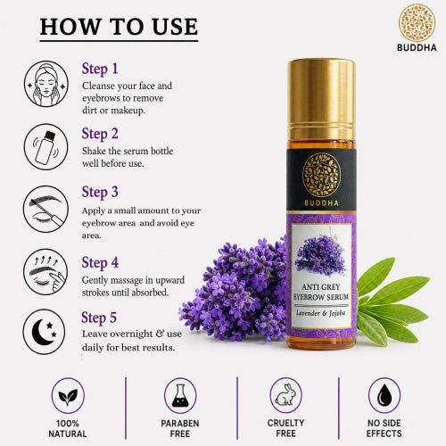 Grey Eyebrow Serum How to Use