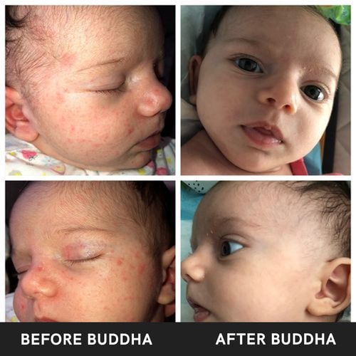 Buddha Natural Baby Head-to-Toe Wash  - before after use
