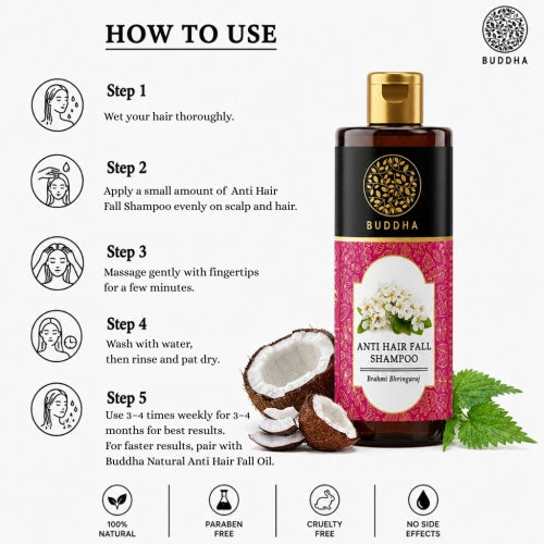 Hair Fall Shampoo How to Use