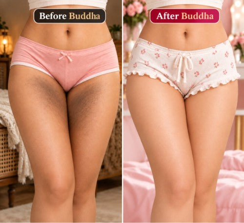 Before After Results of Buddha Natural Intimate Lightening Cream