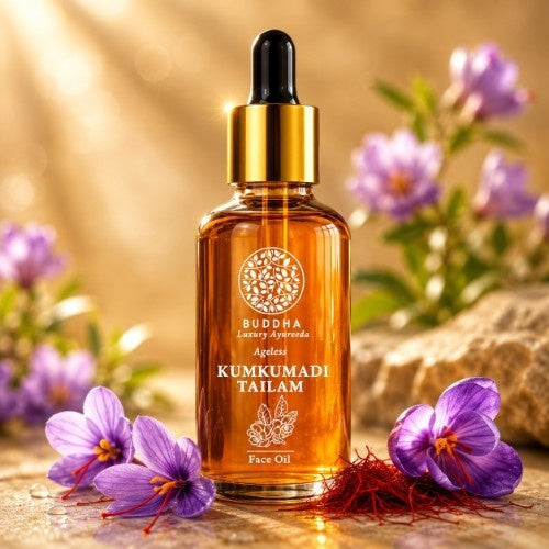 Buddha Natural Kumkumadi Face Oil Bottle Image 