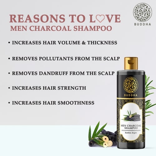 Buddha Natural Men Charcoal Shampoo - reason to buy