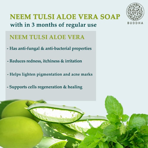 Neem Tulsi Aloe vera Soap Regular Use Benefits