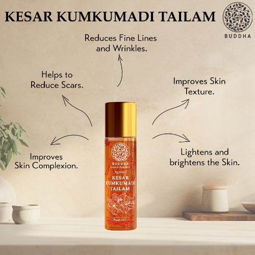 Buddha Natural Kesar Kumkumadi Tailam Benefits