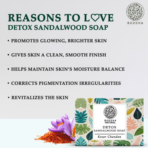 Buddha Natural Detox Sandalwood Soap Reasons to love