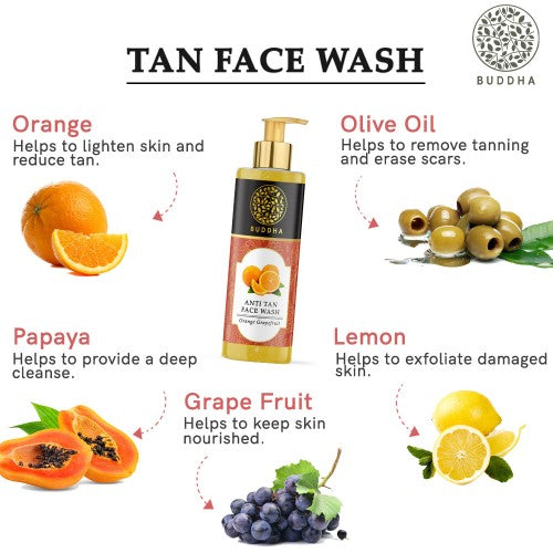 anti tan face wash