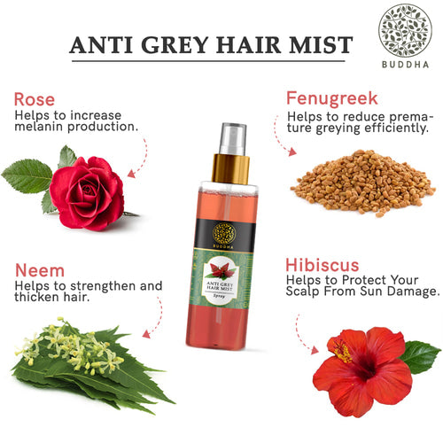 buddha natural anti grey hair mist ingredients image