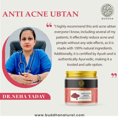 Anti-Acne Ubtan - 100% Ayush Certified - Super Premium Clays from Morocco, France, Brazil, Georgia - Get Acne Free Face