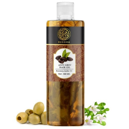 Buddha Natural Anti Grey Hair Oil 500ml Bottle