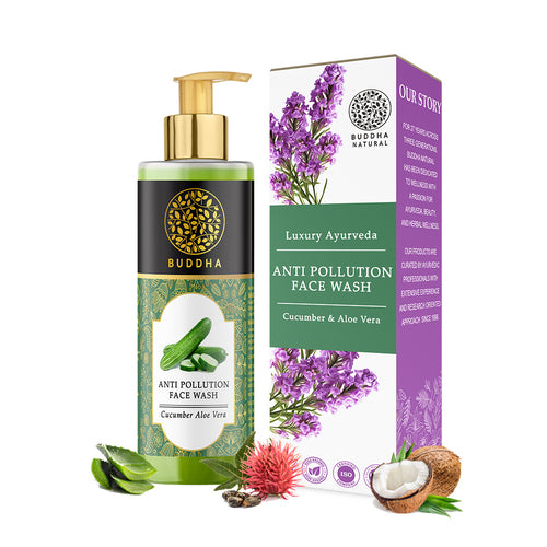 buddha natural anti polution face wash