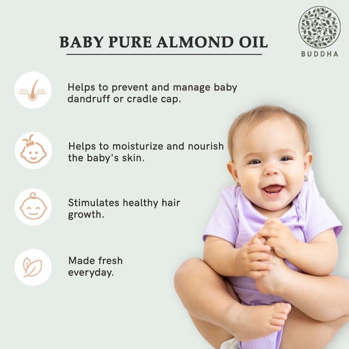 Buddha Natural Baby Pure Almond Oil - benefits