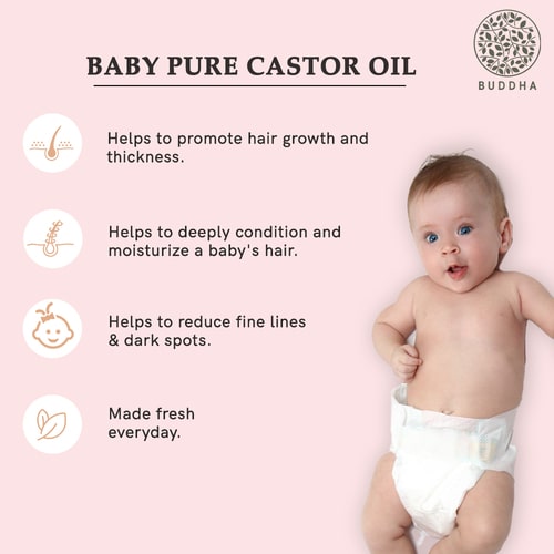 Buddha Natural Baby Pure Castor Oil - benefits 