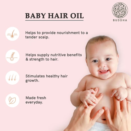 Buddha Natural Baby Hair Oil - benefits