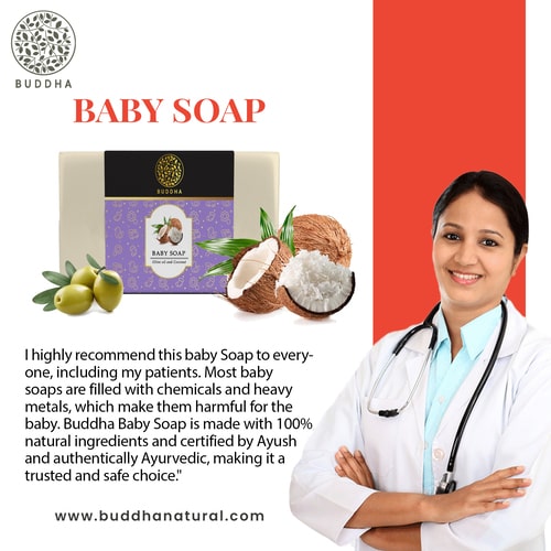 Buddha Natural Baby Soap  - recommended by Doctors