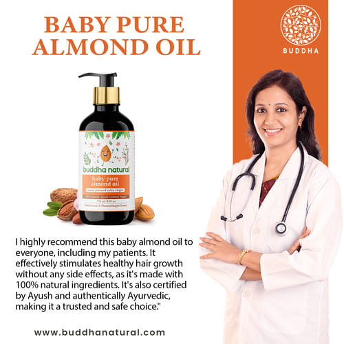Buddha natural baby pure almond oil doctor common image 