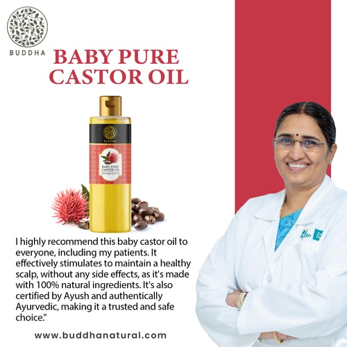 Buddha Natural Baby Pure Castor Oil - recommended by doctors