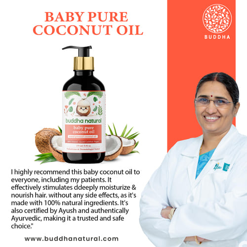 Buddha Natural baby pure coconut oil doctor common image