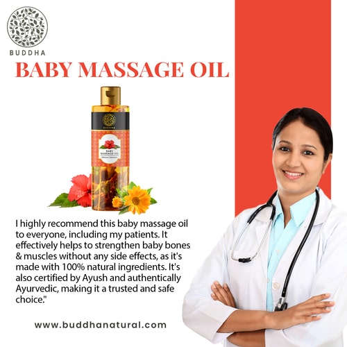 Buddha Natural Baby Massage Oil - recommended by Doctors