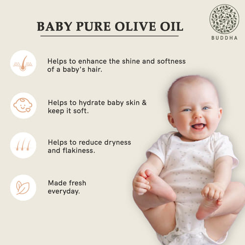Buddha Natural baby pure olive oil benefits image