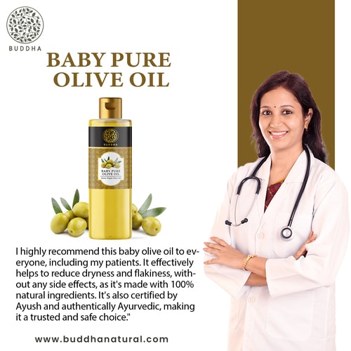 Buddha Natural Baby Pure Olive Oil - recommended by doctors 