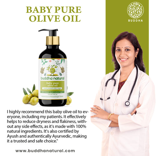 Baby Pure Olive Oil - Wood Pressed 100% Pure Oil - Extra Virgin Olive Oil