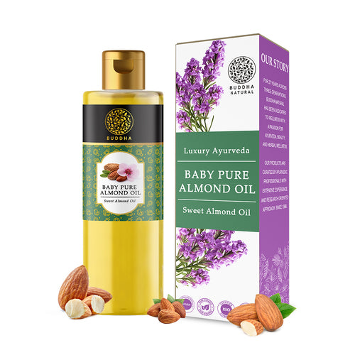 Baby Pure Almond Oil - Wood Pressed 100% Pure Oil - Extra Virgin Almond Oil