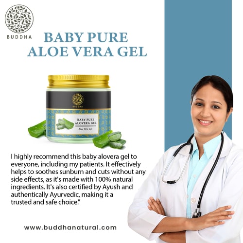 Buddha Natural Baby Pure Aloe Vera Gel - recommended by doctors