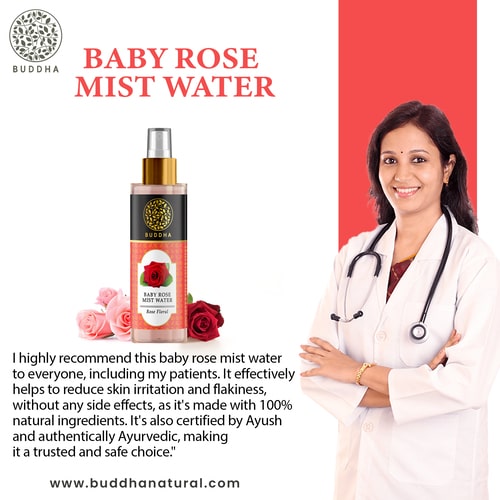 Buddha Natural Baby Rose Mist Water - recommended by doctors