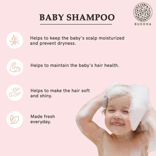 Baby Shampoo - 100% Ayush Certified - Delicately Fragranced for a Calming and Serene Bath Time Experience for Your Little One