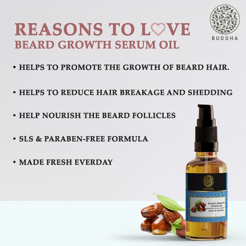 Buddha Natural Beard Growth Oil Serum - reason to buy