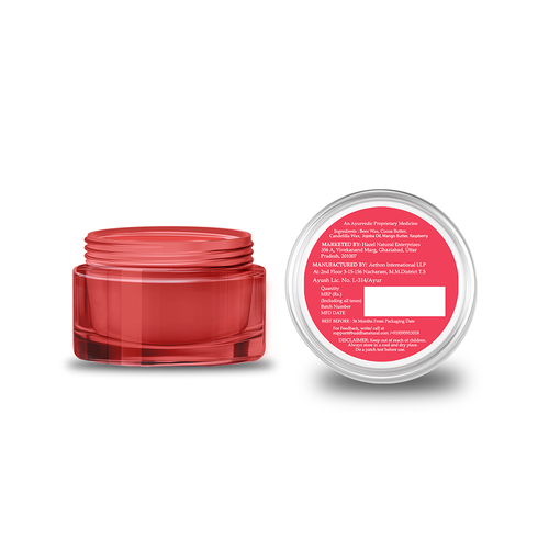 Berry Kiss Lip Balm With Rasberry  - vegan tinted lip balm - raspberry tinted lip balm