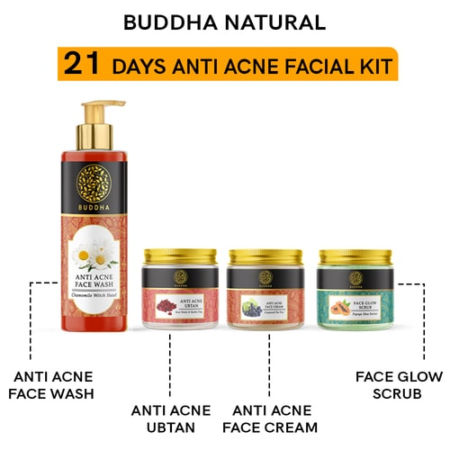 Buddha Natural 21-Day Anti-Acne Facial Kit - consist of 