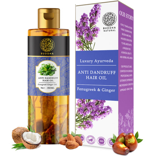 Buddha Natural Anti Dandruff Hair Oil Main Image