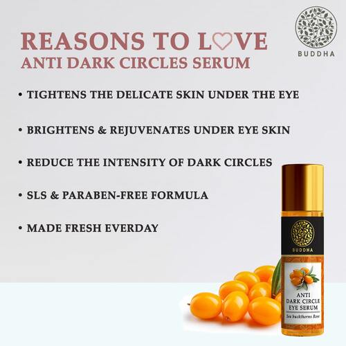 Buddha Natural Anti Dark Circle Eye Serum - reason to buy - best vitamin c for dark circles