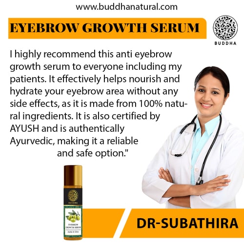 Buddha Natural Eyebrow Growth Serum Oil  - recommended by doctors