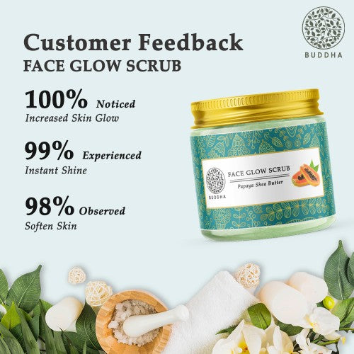 Buddhanatural face glow scrub - customer feedback