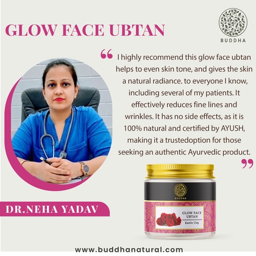 Buddha Natural Face Glow Ubtan - recommended by Dr. Neha Yadav