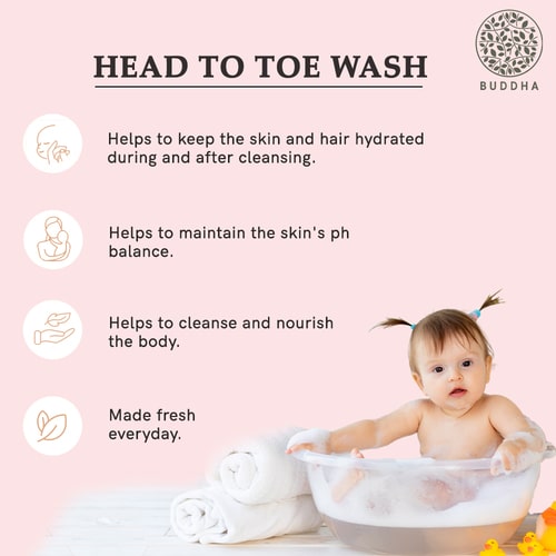 Buddha Natural Baby Head-to-Toe Wash  - benefits