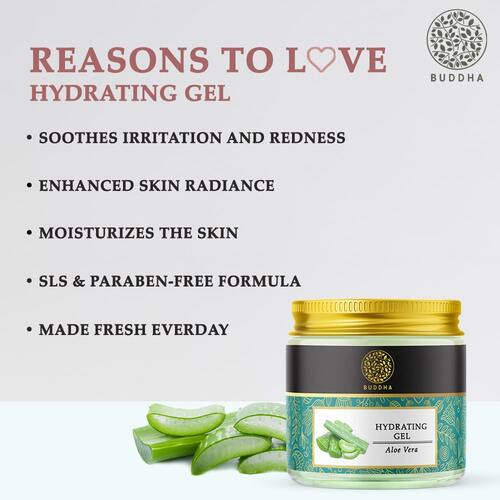 Buddha Natural Aloe Vera Hydrating Gel - reason to love