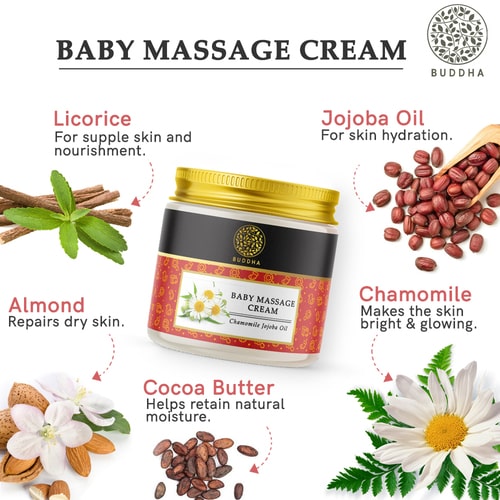 Buddha Natural Baby Massage Cream - ingredients 