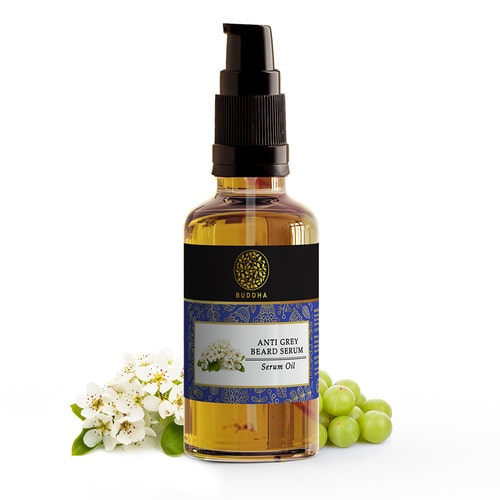 Buddha natural Anti Grey Beard Hair Oil Serum