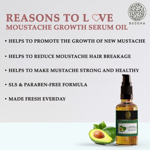 Buddha Natural Moustache Growth Serum Oil  - reason to buy 