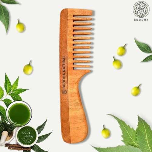 handle neem wide tooth neem comb main image