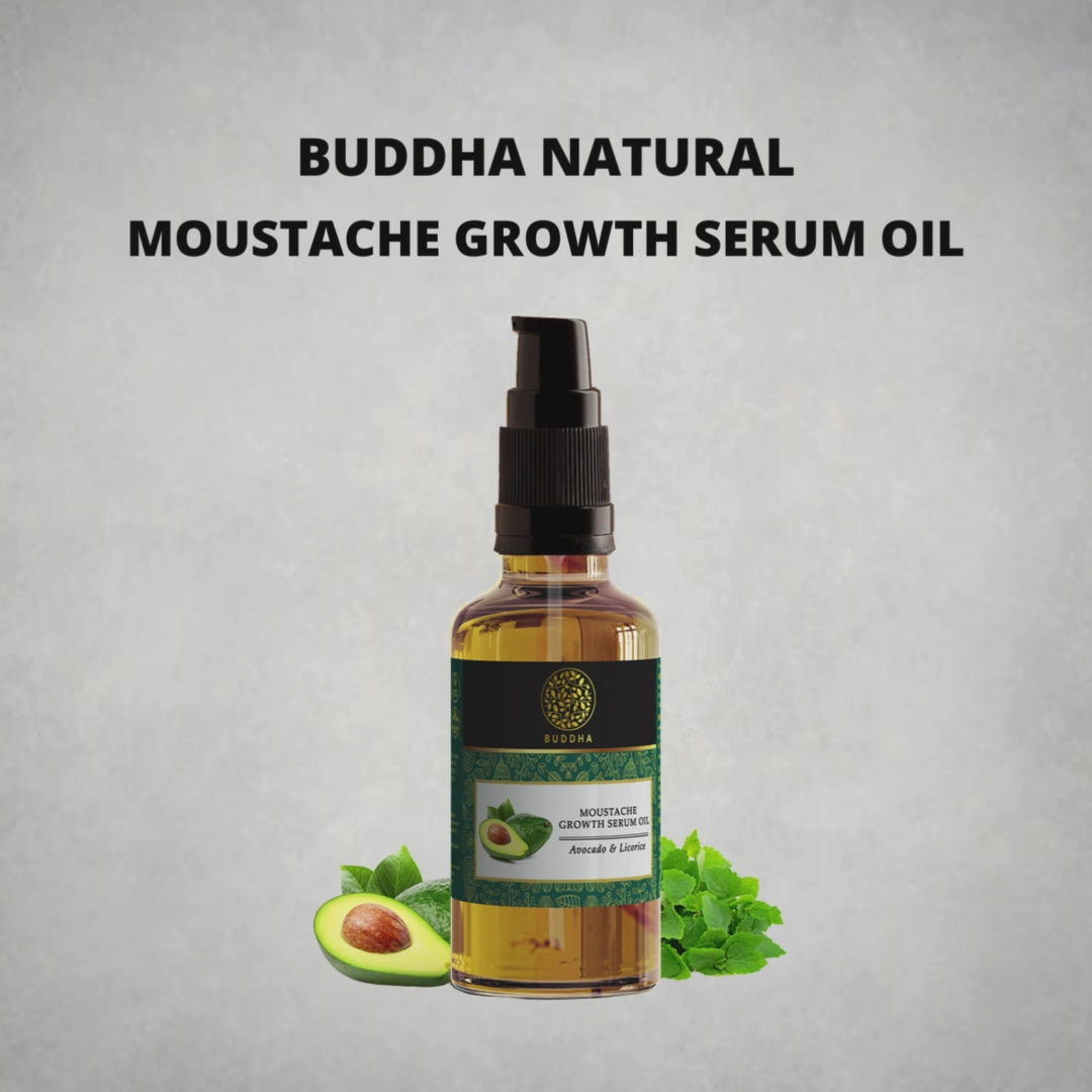 Buddha Natural Moustache Growth Serum Oil Video